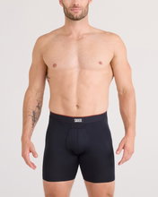 SAXX Boxershorts Multisport Mesh Boxer Brief Fly Logo schwarz Herren - 1 Stück